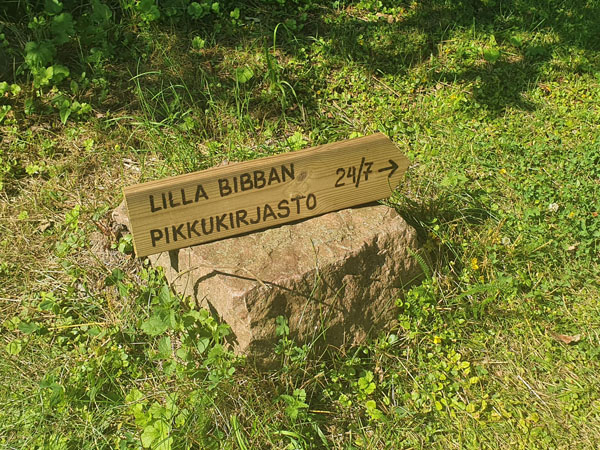 Lilla bibbanin kyltti